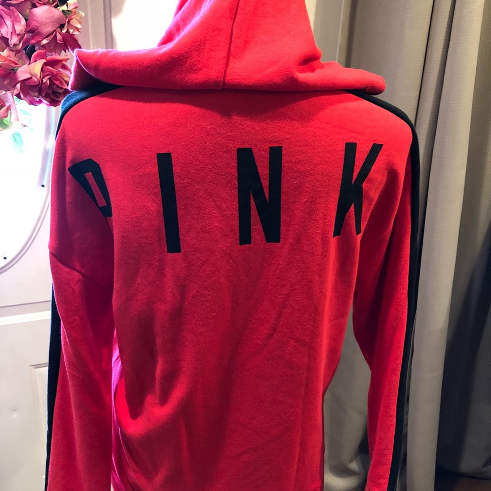 BNWT Pink Victoria’s Secret Lace Up Sweatshirt - Picture 2 of 6